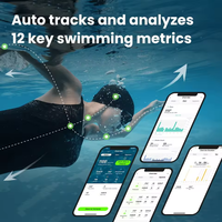 Gafas de Natación Inteligentes Holoswim AR 2 Go / Go+ 2026, Antivaho, con Monitor de Actividad, Resistentes al Agua, Material PET/PC