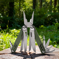 Nouvel Outil Multifonction 18-en-1 : Pince, Couteau Pliant, Scie – Équipement de Survie EDC Portable pour Voiture et Extérieur en Acier Inoxydable 420