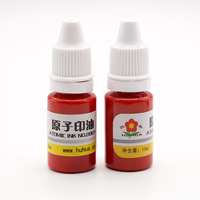 No.8801 10ml Atomic Stamp Ink Stamp Tampon Encre Comptabilité Professeur Financier Spécial Encre Rouge, Bleu et Noir