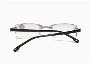 Gafas de lectura sin montura con filtro de luz azul para presbicia, montura TR 90, dioptrías para hipermetropía, para padres, hombres y mujeres - Product Image 6