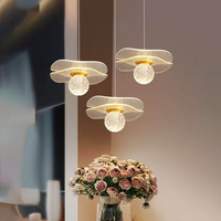 Luminaire suspendu de style rétro chinois en forme de lotus pour entrée, table à manger, cave à vin, comptoir de bar, salon de thé, chemin de marche