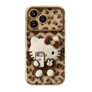 Funda de Silicona Premium con Estampado de Leopardo y Cadena para Teléfono, con Ventana Grande para la Cámara, para OPPO, VIVO, <span class=keywords><strong>Xiaomi</strong></span> Redmi - Product Image 5