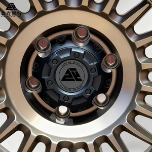 Jantes tout-terrain SY 4x4 17x9J 18x9J PCD 6x139.7 6x114.3 Noir-Or à déport profond pour <span class=keywords><strong>Jeep</strong></span> <span class=keywords><strong>Wrangler</strong></span> - Product Image 3