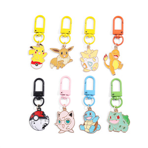 Mini Llavero de Esmalte con Dije de Anime, Figura Clásica de Pokémon con Gancho de Clip Colorido para Accesorio de Moda y Uso Diario - Product Image 1