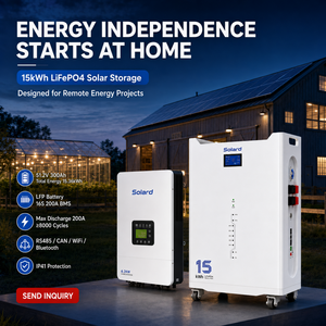 15kWh Stackable Battery System 51.2V 300Ah Hybrid <b>Grid</b> IP65 CAN Communication Home Solar Energy Storage 15.36kWh Energy Capacity - Product Image 6