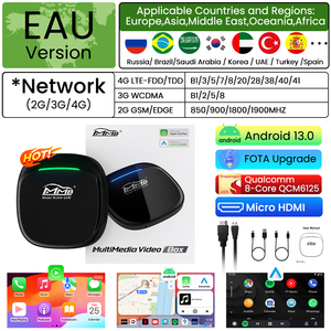 MMB Qualcomm 6125 8 + 128GB CarPlay sans fil Android 13 Carplay Android Auto Portable Car <span class=keywords><strong>Play</strong></span> <span class=keywords><strong>Netflix</strong></span> Youtube <span class=keywords><strong>Google</strong></span> Store - Product Image 2