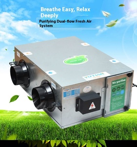 Ventilador Comercial Todo en Uno PM2.5, Sistema de Ventilación Silencioso para el Hogar, Suministro de Aire Fresco, Sistema de Extracción, Purifica el Aire para Uso Doméstico, de Pie - Product Image 2