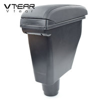 Vdéchirure pour Dacia Renault sandero accessoires de voiture accoudoir en cuir accoudoir boîte de rangement console centrale pièces intérieures automobile