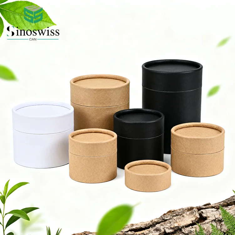 Eco-Friendly Recyclable Kraft Paper Tube Packaging for Cosmetics Biodegradable Custom Sizes Skin Care Lipstick Packaging