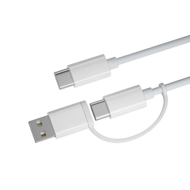 Whosale Factory 100W Type c Cable Fast Charging 3 in 1 Charger Cable Usb Cable Type c for Android Iphone Laptop