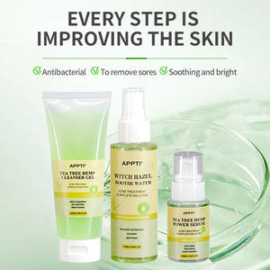 Ensemble de soins de la peau arbre à thé ensemble de soins de la peau éclaircissant ensemble d'emballage cosmétique vente en gros pour les soins de la peau - Product Image 2