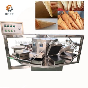 Automatic Gas Thin Waffle Cone <strong>Machine</strong> Production Line <strong>Egg</strong> <strong>Roll</strong> <strong>Biscuit</strong> Cookie <strong>Making</strong> Forming <strong>Machine</strong> - Product Image 2