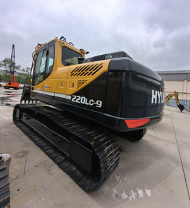Excavadora de cadenas Hyundai 220LC-9S usada de 22 toneladas, excavadora de segunda mano 220LC-9S en venta a bajo precio - Product Image 4
