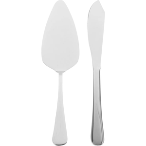 Elegante Juego de Cuchillos para Pastel de 2 Piezas de Acero Inoxidable Clásico y Ecológico para Bodas, Aniversarios y Momentos Festivos - Product Image 3