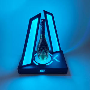 Espositore per Bottiglie di Champagne con Supporto Luminoso, Nuovo Design per Servizio VIP in Discoteca, Elegante Supporto Illuminato - Product Image 2