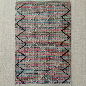 Geometric Boho Modern Kilim Area <b>Rug</b> Rectangle Jute <b>Flat</b> Weave Non-Slip Living Room Bedroom Hallway Decor - Product Image 1