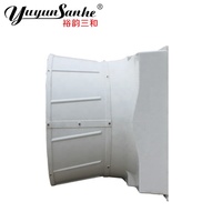 Ventilateur d'extraction mural électrique en PRV avec roulement à billes et pales en acier inoxydable 36 pouces OEM pour élevages avicoles et porcins