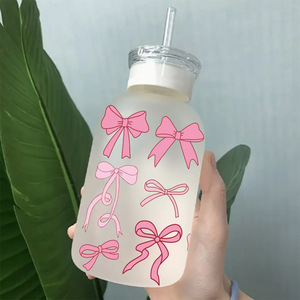 Etiqueta Adhesiva <span class=keywords><strong>de</strong></span> Vinilo Impermeable con Diseño Floral <span class=keywords><strong>de</strong></span> Lazo Rosa, Rosa <span class=keywords><strong>de</strong></span> Acuarela, Tulipán y Mariposa para Decoración <span class=keywords><strong>de</strong></span> Frascos - Product Image 3