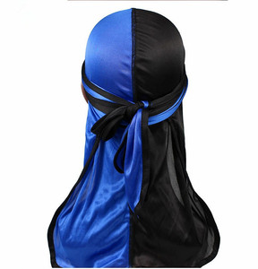 Du Doo DO rags หมวกโจรสลัดสำหรับผู้ชาย360<span class=keywords><strong>เวฟ</strong></span>ผ้าพันหัวหางยาว - Product Image 5