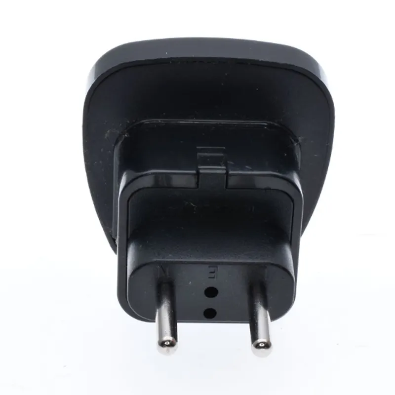 EU universal travel adapte plug 2-in-1 with protective door 250V 10A applicable to Brazil Germany South Korea plug