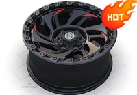 168 Roues forgées de haute qualité personnalisées, roues tout-terrain pour Tank 300, Pajero BJ40, Wrangler, Equation Leopard, Haval H9, Navigator One