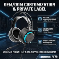 Cuffie Gaming RGB Cablate Over-Ear con Controllo Touch e Audio Surround Hi-Fi per Audiofili