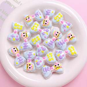 Nuevo Heavy Duty Heavy Oil Pintado a mano Arco Cuentas sueltas Diy Cadena de teléfono móvil Llavero Accesorios Cuentas acrílicas - Product Image 5