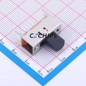 SS-42H08-G090 Slide Switch Through hole Component (THT) Switch Double Pole Double Throw Rectangle Pin Header PC Pin 22mm - Product Image 1