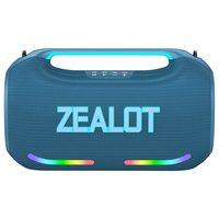 ZEALOT ZE41 250W Speaker Nirkabel Bertenaga dengan Lampu RGB dan Tali Bahu Speaker Sempurna