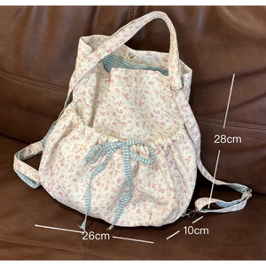 Ngọt Ngào Cung Hoa Của Phụ Nữ Vai Túi Ba Lô Công Suất Lớn Phụ Nữ Crossbody Túi Giản Dị Đại Học Cô Gái Túi Xách Xô Tote - Product Image 6