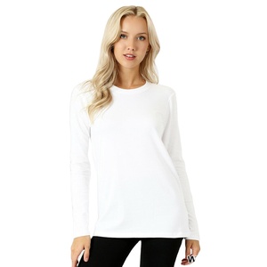 Ladies Casual t <b>Shirts</b> Street Wear t <b>Shirts</b> for Women Long Sleeves with High Quality Material and Custom Printing Service - Product Image 1