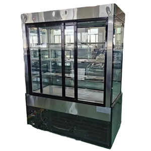 Bánh hiển thị tủ lạnh bốn bên cửa kính trong suốt Showcase bánh sinh nhật hiển thị tủ lạnh - Product Image 3