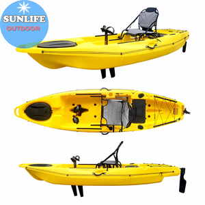 Kayak de pêche à pédale rapide 11ft 1 personne Kayak à pédale par pédale Fin Drive Leurre Pêche, Croisière à l'aviron, Kayak Pedal Drive - Product Image 3