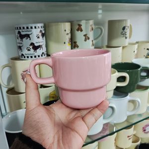 Ceramic Classic <strong>Stacking</strong> Coffee <strong>Mug</strong> <strong>Set</strong> Customized Printed Back to School CE Certified Dishwasher &amp; Microwave Safe - Product Image 2