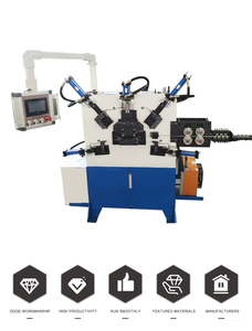Máquina automática de alta precisión para doblar alambre tipo gancho M para vegetales y frutas, con motor, rodamientos y engranajes, certificación CE, fácil de usar. - Product Image 5