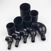 Manchon thermorétractable équivalent Raychem 202D953 en élastomère modifié -25, formes moulées droites pour faisceaux de câbles