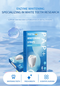 แผ่นฟอกสีฟันแบบ Private Label PAP พร้อมยาสีฟันถ่านดำเพื่อฟอกสีฟันอย่างมีประสิทธิภาพ - Product Image 4