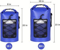 Mochila Impermeable Flotante para Kayak, con Aislamiento, Cierre Enrollable, Bolsa Seca a Prueba de Fugas, Plegable, de PVC, de 5-36l, con Logotipo Personalizado OEM/ODM