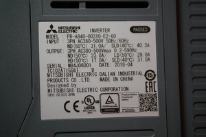 Convertidor de Frecuencia Serie A800 FR-A840-00310-E2-60, Alimentación Trifásica FR-A840-00310-E2-60 - Product Image 6