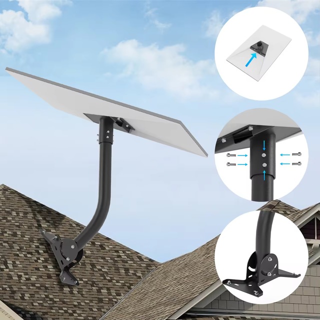 Carbon Steel Starlink Gen 3 Mounting Kit Compatible with V3 Starlink Standard Dish
