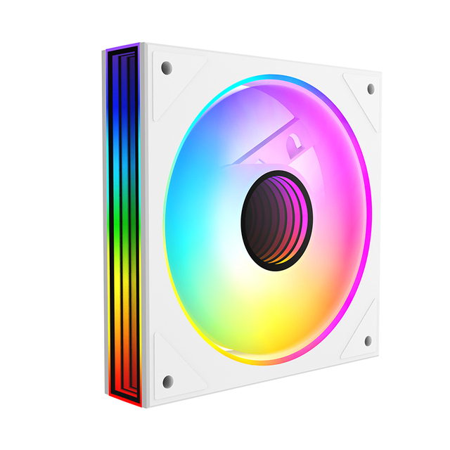 Silent Cooling 5V ARGB PC Case Fan with PWM Control High Air Flow Customizable Light Modes for Professional Gaming Rigs
