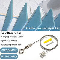 Kit de Suspensión de Cables Ajustable, Sistema de Suspensión de Techo OEM, Sistema de Suspensión de Luces con Cables de Acero