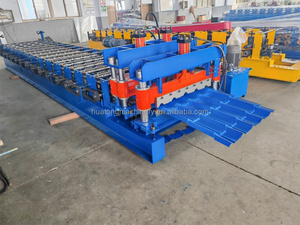 Tự động màu thép tráng men cuộn tạo thành máy với động cơ 12 bước & bánh răng cho mái nhà tấm xây dựng ppgi decoiler - Product Image 4