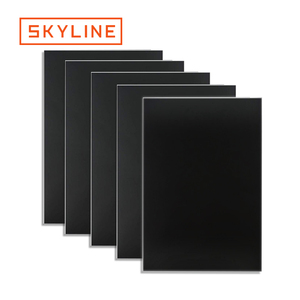 Özel boş yapışkanlı etiket çıkarılabilir yazılabilir siyah A4 kağıt etiket yapışkan levha - Product Image 5