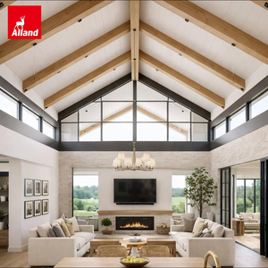 Allandgroup - Viga <span class=keywords><strong>de</strong></span> <span class=keywords><strong>Madera</strong></span> Laminada Decorativa Lisa <span class=keywords><strong>de</strong></span> Alta Calidad, Imitación Roble Blanco, <span class=keywords><strong>para</strong></span> Techo Bajo - Product Image 4