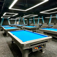 Tables de billard de tournoi en ardoise de qualité supérieure de 8 et 9 pieds à prix abordable pour bars et pubs