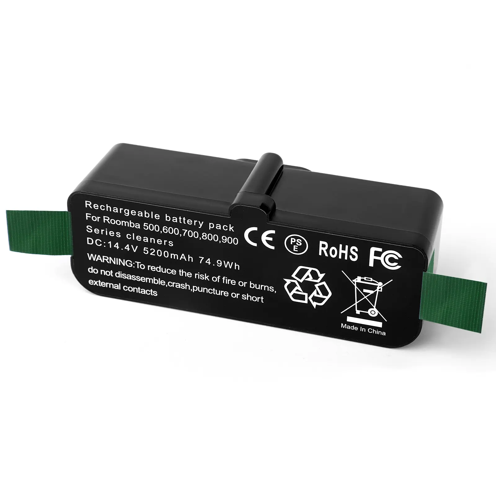 Für iRobot Roomba Batterie 5.2Ah 14V Kompatibel mit Lithium-Ionen-Batterie der Serie iRobot Roomba 900/800/700/600/500