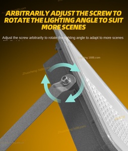 Ngoài trời năng lượng mặt trời <span class=keywords><strong>LED</strong></span> SMD nhẹ Lũ lụt với tự động tối cảm ứng nhôm cơ thể IP65 đánh giá cho chiếu sáng sân vườn - Product Image 4