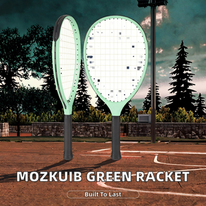Raqueta de <span class=keywords><strong>Tenis</strong></span> Verde TYPTI con Empuñadura de Aluminio, Cuerdas de Poliéster Duraderas, 269g, 55.88cm de Longitud, para Juego al Aire Libre y Recreativo - Product Image 2