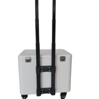 Chariot isotherme roulant 40L/50L en métal, très populaire, avec roues et poignée de traction, pour la natation